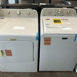 MAYTAG 4.5 cu. ft. Top Load Washer in White + 7.0 cu. ft. Vented Gas Dryer in White - Free One Year Warranty