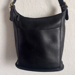 Coach Vintage Slim Duffle Sac Black Leather SOLD OUT!