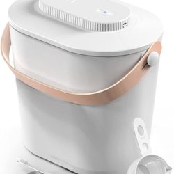 uahpet Airtight Pet Food Storage Container 12LB/13QT Intelligent Automatic Sealed Dog Food Container