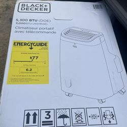 Black + Decker Portable Air Conditioner (5,300 BTU)