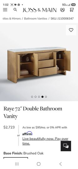 Raye 72'' Double Bathroom Vanity