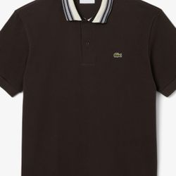 Men's Made In France Classic Fit Stripe Collar Polo...only Large