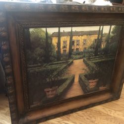 Large Picture With Metal Frame