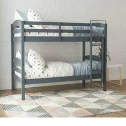 New In Box Twin Over Twin Bunk Bed Mattresses Not Included 