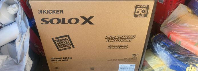 Kicker Solo X 15" & 12"
