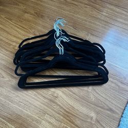 20 Black Clothes Hangers