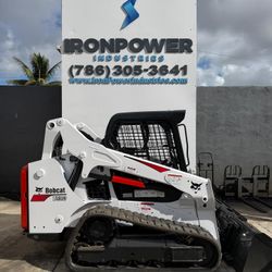2019 Bobcat T590 Skid Steer Loader Open Cab