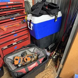 Storage Unit Full Of Tools And Accessories 
