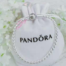 Pandora style bracelet !!  925 sterling silver. 