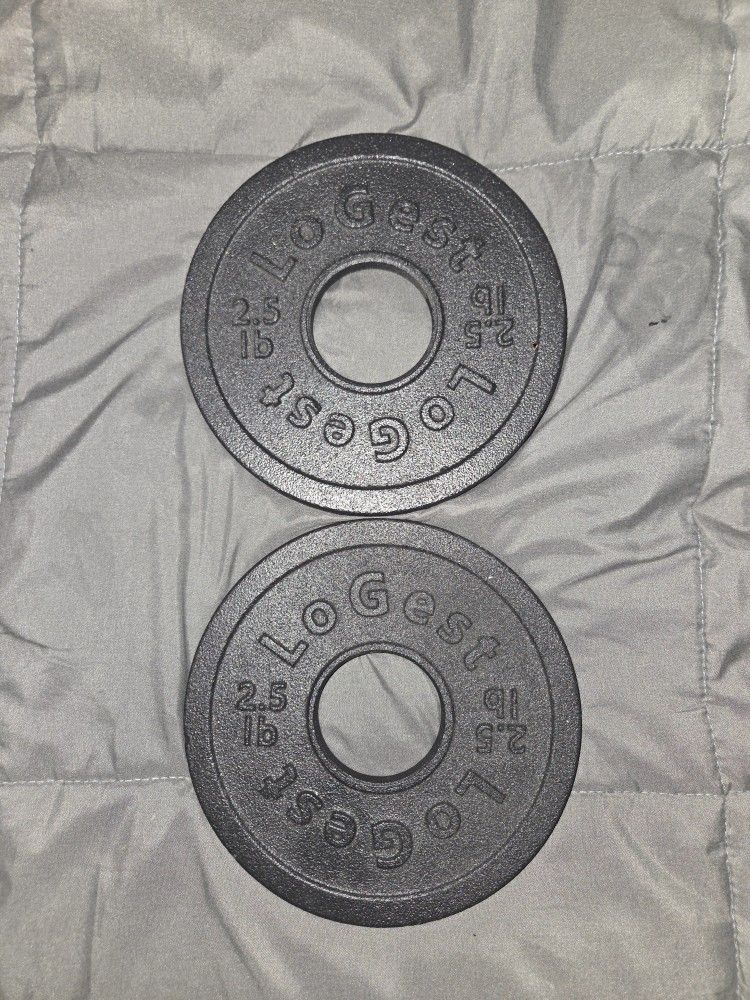 2.5LB Olympic Weight Plates