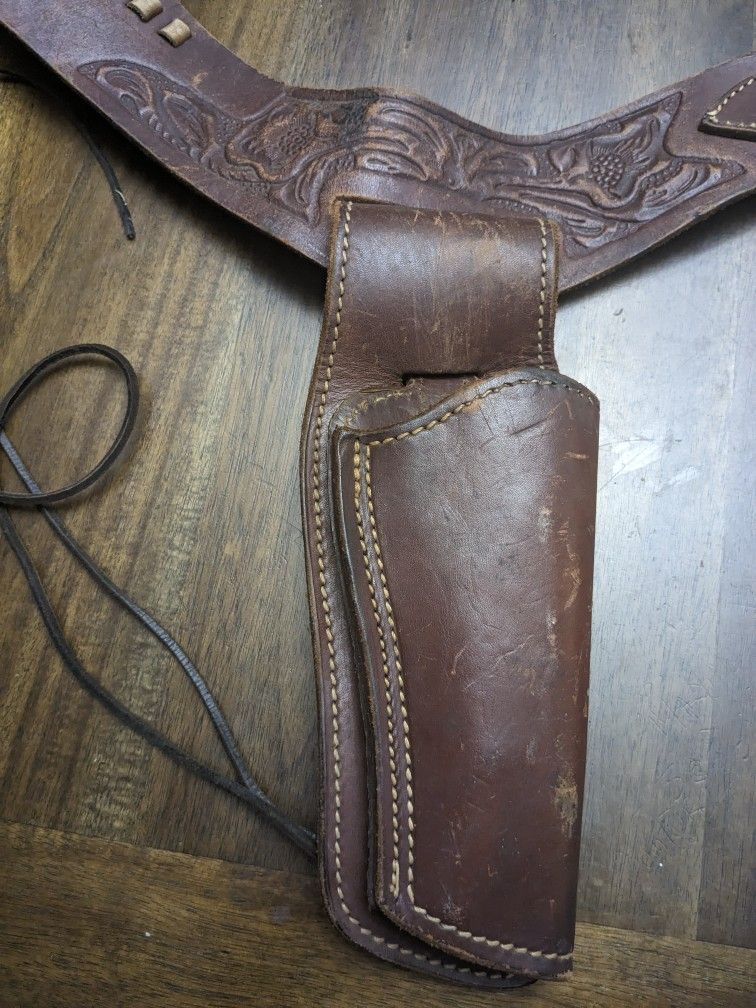 Vintage Leather Gunbelt