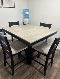 Dining table with chairs