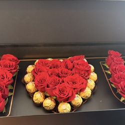 Valentines/ Gift Box/ Flowers/ Roses/ Chocolates