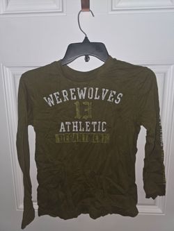 Boys werewolve athletics shirt