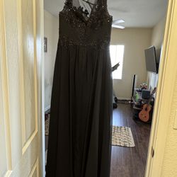 Full Length Black Formal Dress