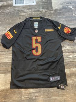 Jayden Daniel’s (sizes Below) Black Washington Commanders Football Jersey Black 