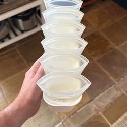 Zip Top Beast Milk Storage - Silicone