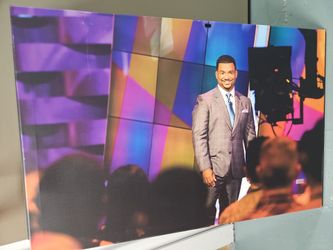Large Terrence J Set Photo Canvas Print (36x24) - Media Memorabilia From the Tribeca West Campus