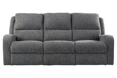 Krismen power reclining charcoal sofa