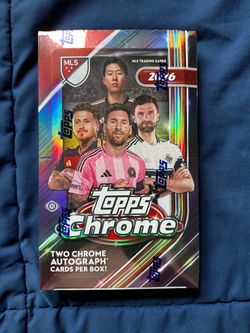 2026 Topps Chrome MLS Hobby Box