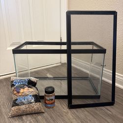 5 Gallon Glass Tank with Lid