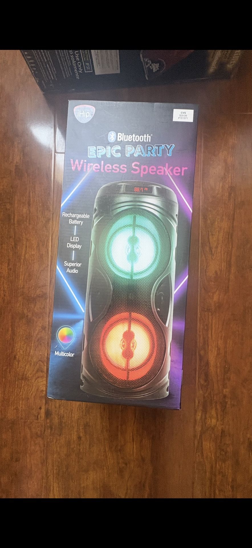 Bluetooth Epic Party Wireless Speaker