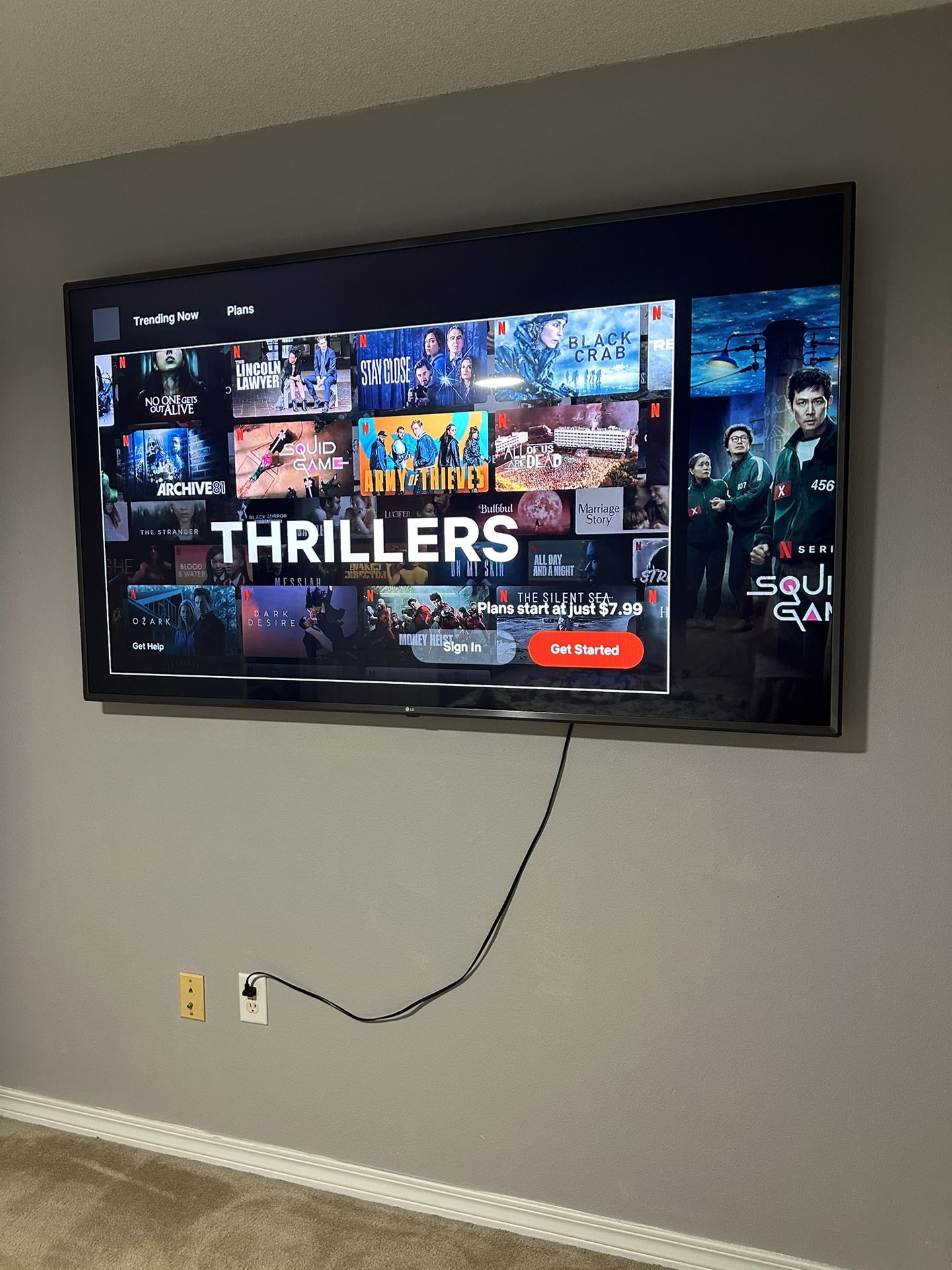75” LG Smart TV