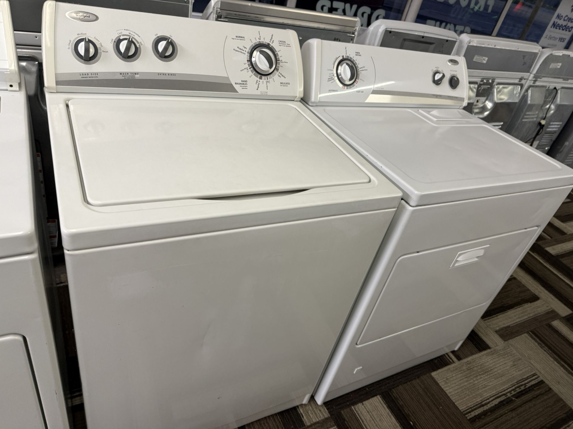 Whirlpool Washer And Dryer Set With Warranty