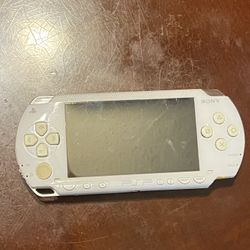 Used Psp 1000 White With 9 Classic Games