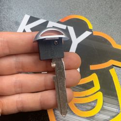 Uncut Blank Emergency Insert Key Blade Compatible with Mazda Smart Keyless Entry Remote Key PG535K