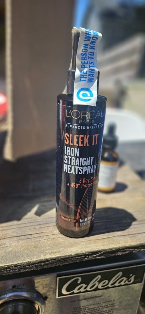 New, L'Oreal, Advanced Hairstyle, Sleek It Iron Straight Heatspray, 5.7 fl