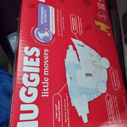 Huggins Size 4 120 Diapers