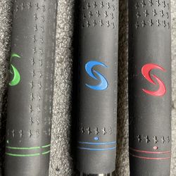 SuperSpeed Golf Training System Set of 3 Speed Sticks Green/Blue/ Red Adult