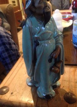 Vintage Chinese mud man figurine