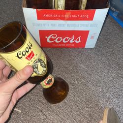 6 Pack Of Custom Beer Bottle Glasses 