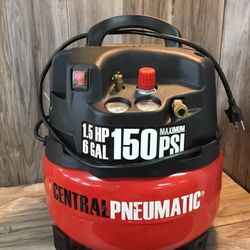 CENTRAL PNEUMATIC 6 GALLON AIR COMPRESSOR