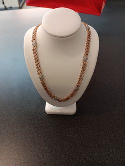 14k Gold and Diamond 7MM Miami Cuban Heart Chain