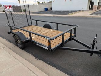 Utility trailer Karavan 5' x 10', loaded 2026