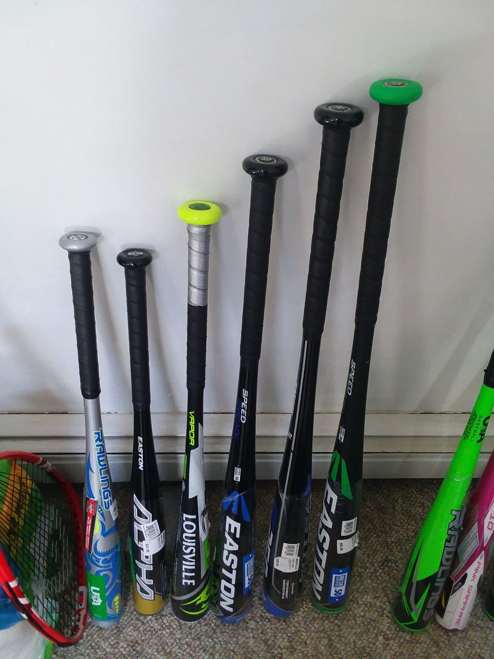Aluminum baseball bats adult bats and Junior bats