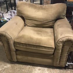 Big Cozy Tan Chair 