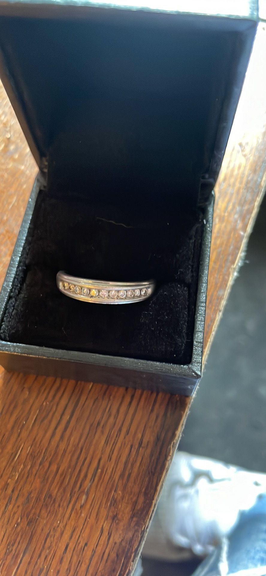 Silver Diamond Ring 1/3ttcw