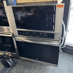 Frigidaire Gallery Stainless Steel 30” Microwave & Oven Built In