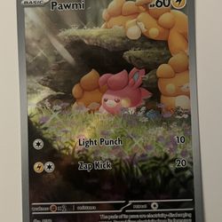 Pokemon Paldean Fates Pawmi Card # 226/091