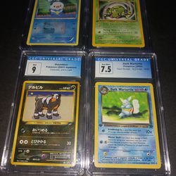 Pokemon Cards Graded Cgc $30 For All