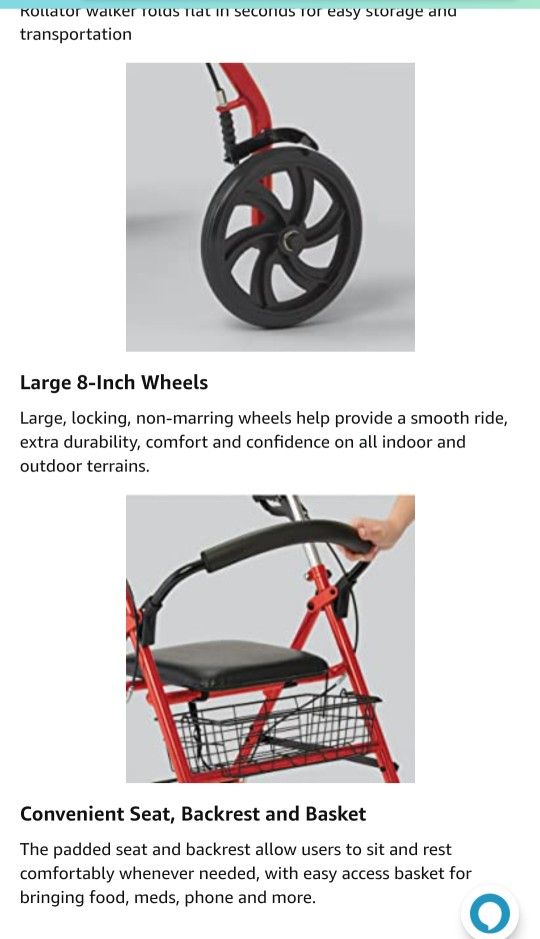 Rollator Walker- New