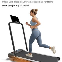 ElseLuck Walking Pad Treadmill with Incline & Handle Bar
