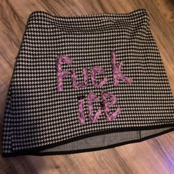 F*ck ice bootie skirt