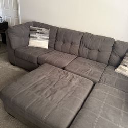 Grey Sectional Sofa Set