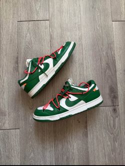 Off-White Nike Dunk Low "Pine Green" (Men's 9.5)
