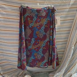 Lularoe Flowy Skirt (Azure)